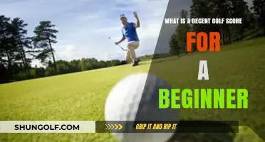 Beginner's Guide: Understanding a Decent Golf Score for New Players