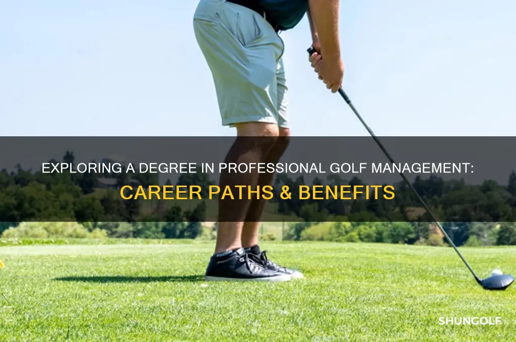 what is a degree in professional golf management