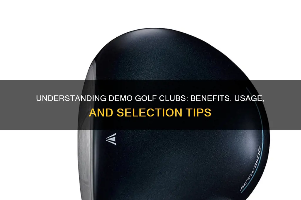 what is a demo golf club