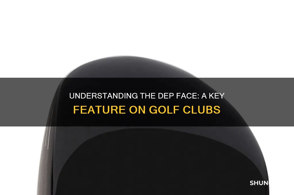 what is a dep face on golf club
