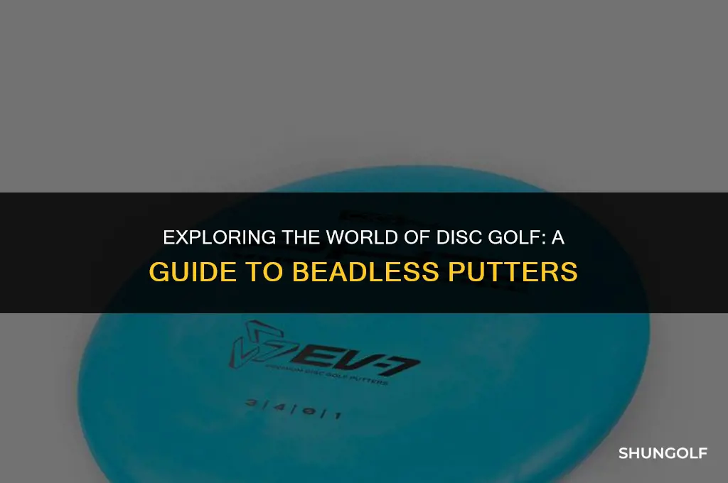 what is a disc golf beadless putters