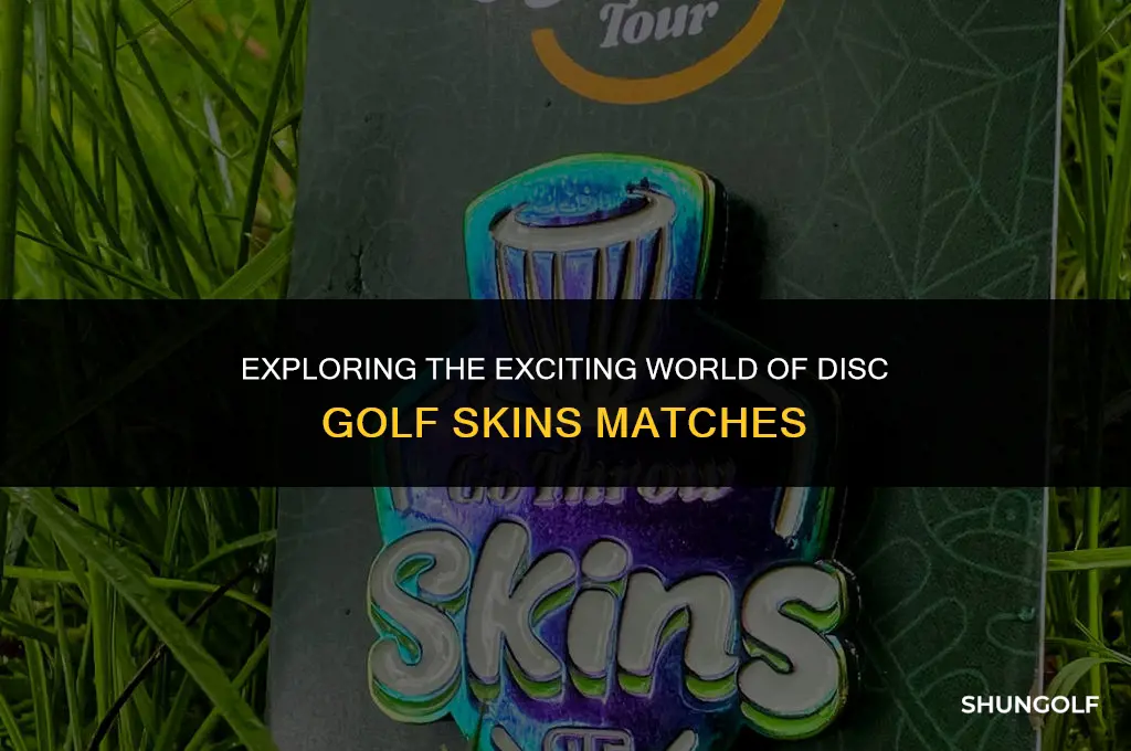 what is a disc golf skins match