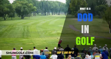 Understanding the Definition of a Dod in Golf: A Beginner's Guide