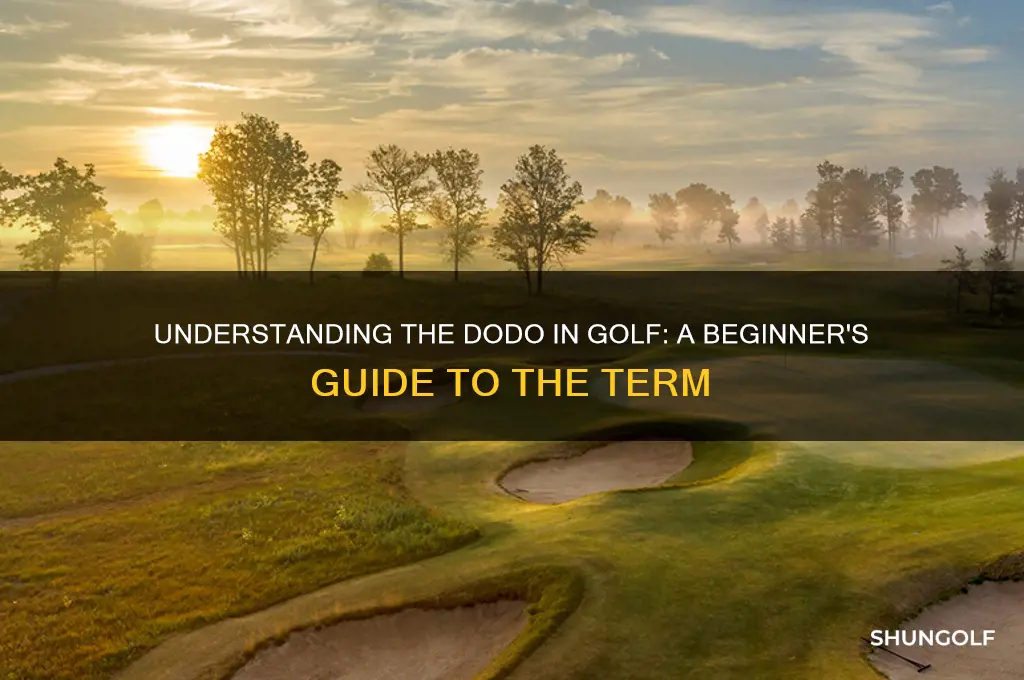 what is a dodo in golf