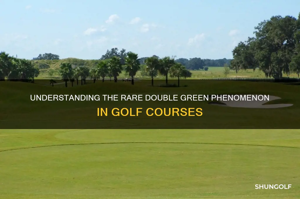 what is a double green in golf