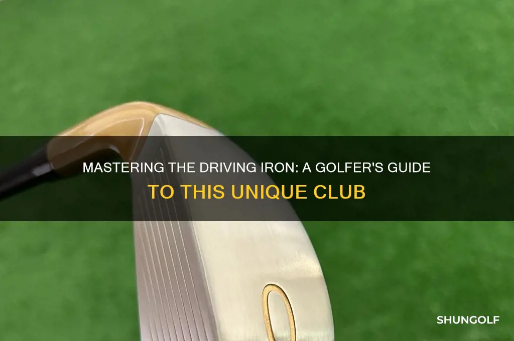what is a driving iron golf club