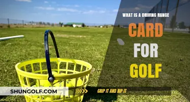 Understanding Golf Driving Range Cards: Benefits, Usage, and Tips