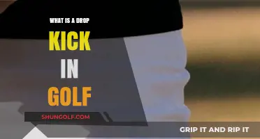 Mastering the Drop Kick: Unlocking Golf's Unique Shot Technique