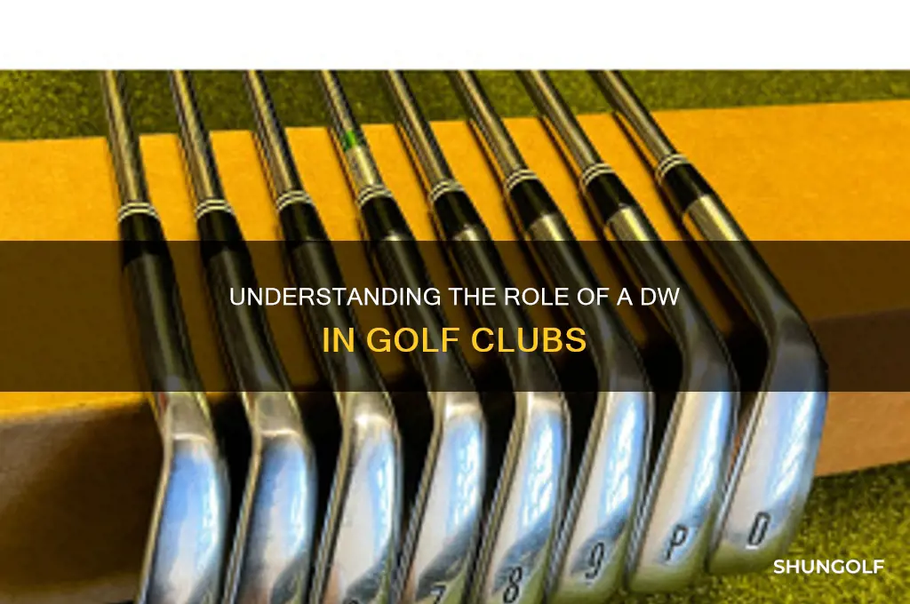 what is a dw in golf clubs