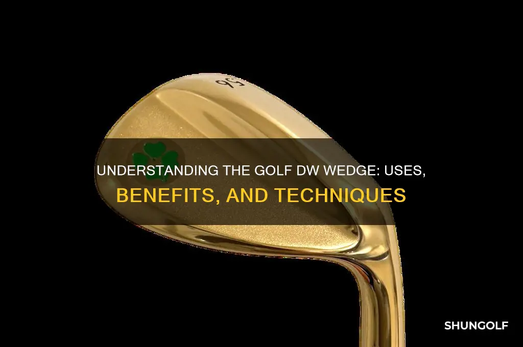 what is a dw wedge in golf