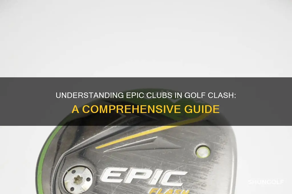 what is a epic club in golf clash