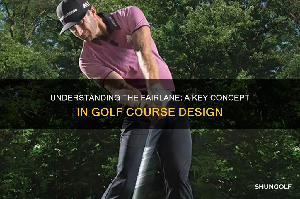 what is a fairlane in golf
