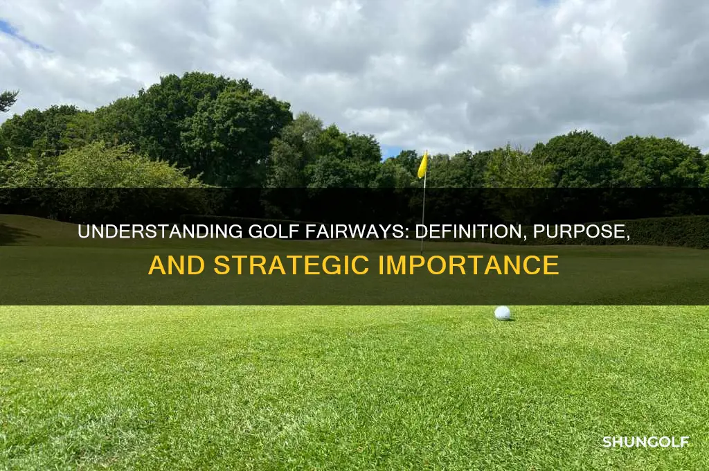 what is a fairway in golf definition