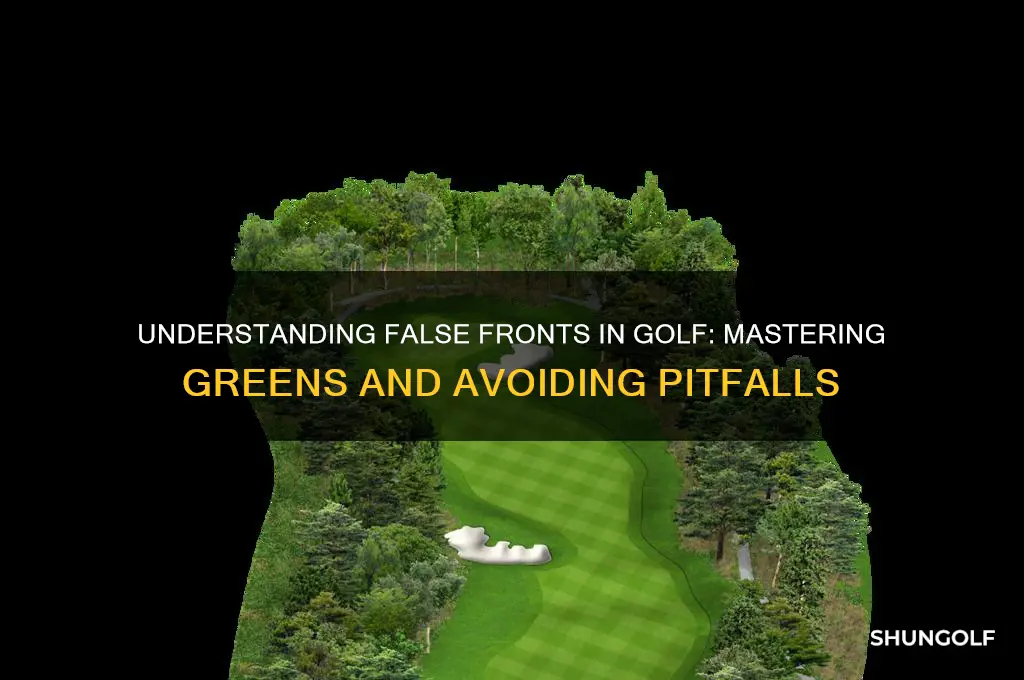 what is a false front in golf