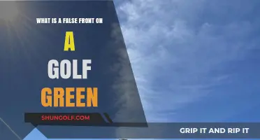 Understanding False Fronts: A Golf Green's Subtle Slope Challenge
