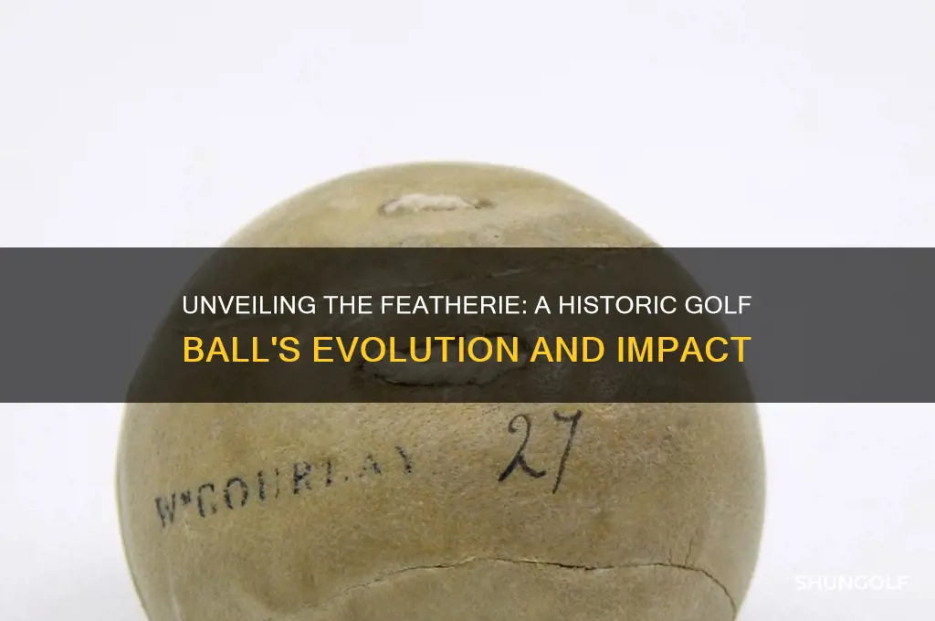 what is a featherie in golf