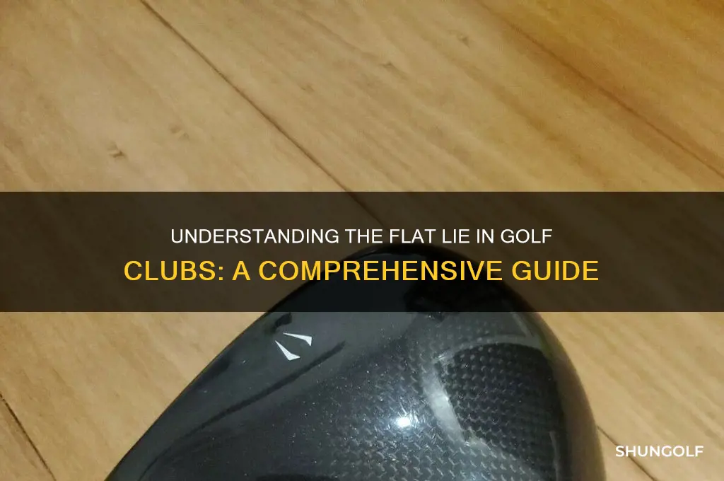 what is a flat lie in a golf club