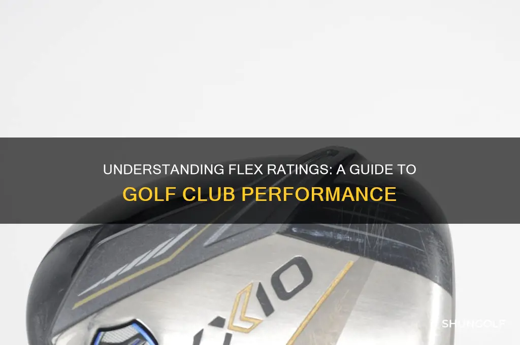 what is a flex ratings for golf clubs