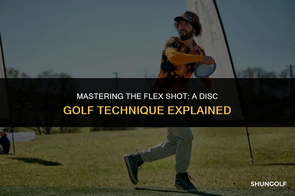 what is a flex shot in disc golf