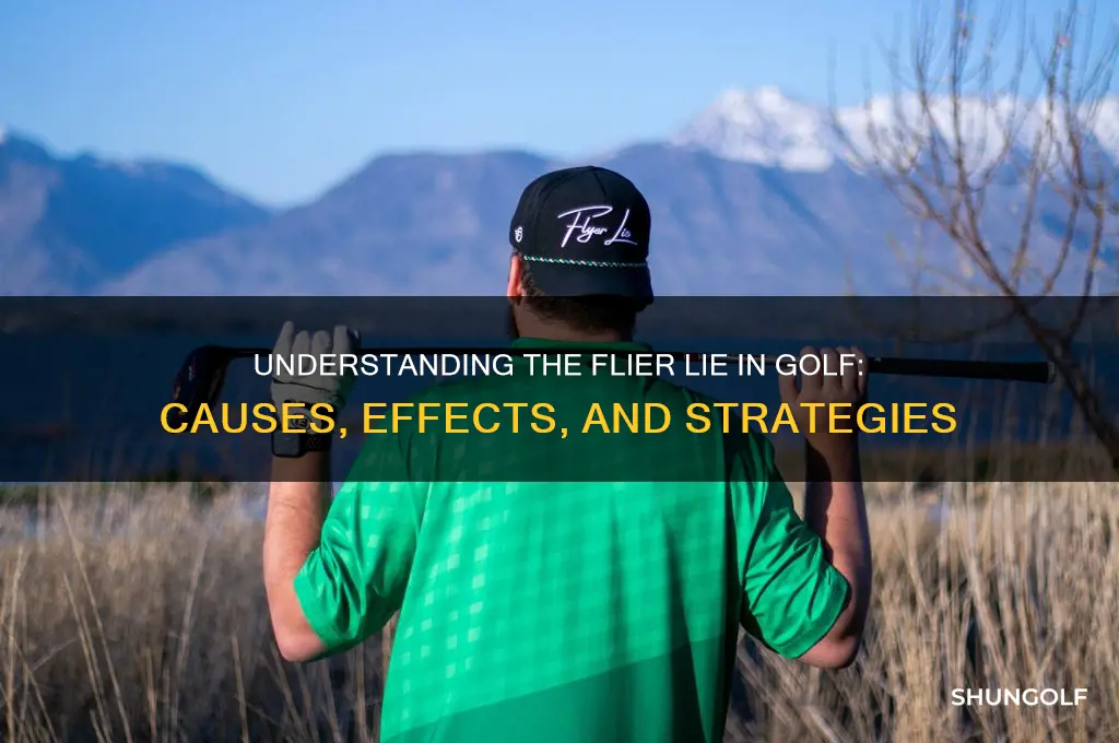 what is a flier lie in golf
