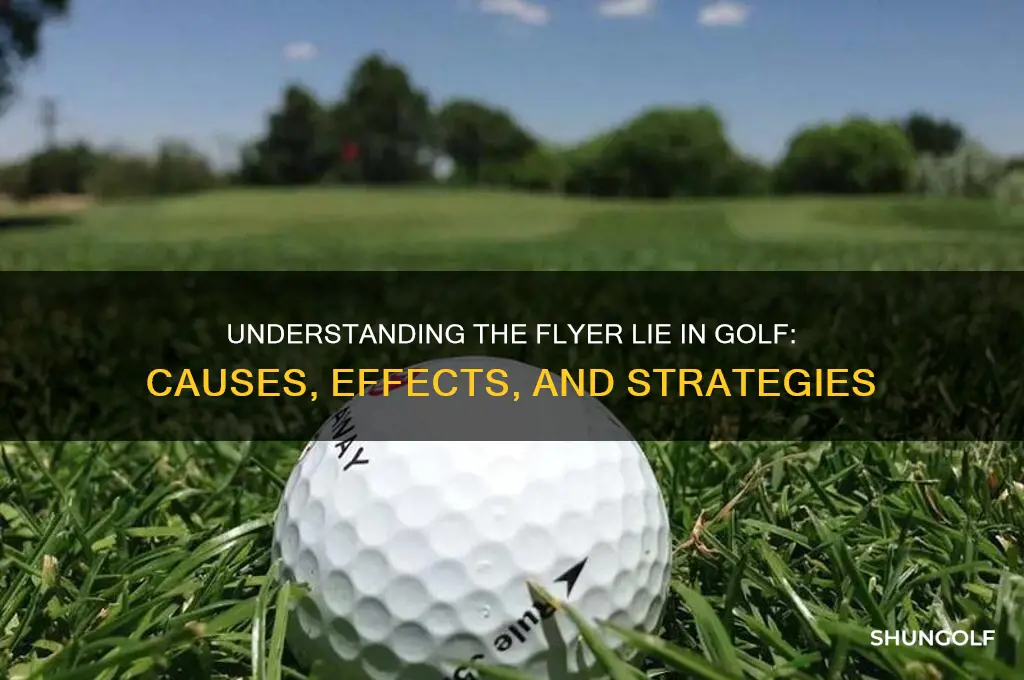 what is a flyer lie in golf