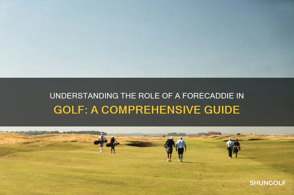 what is a forecaddie in golf