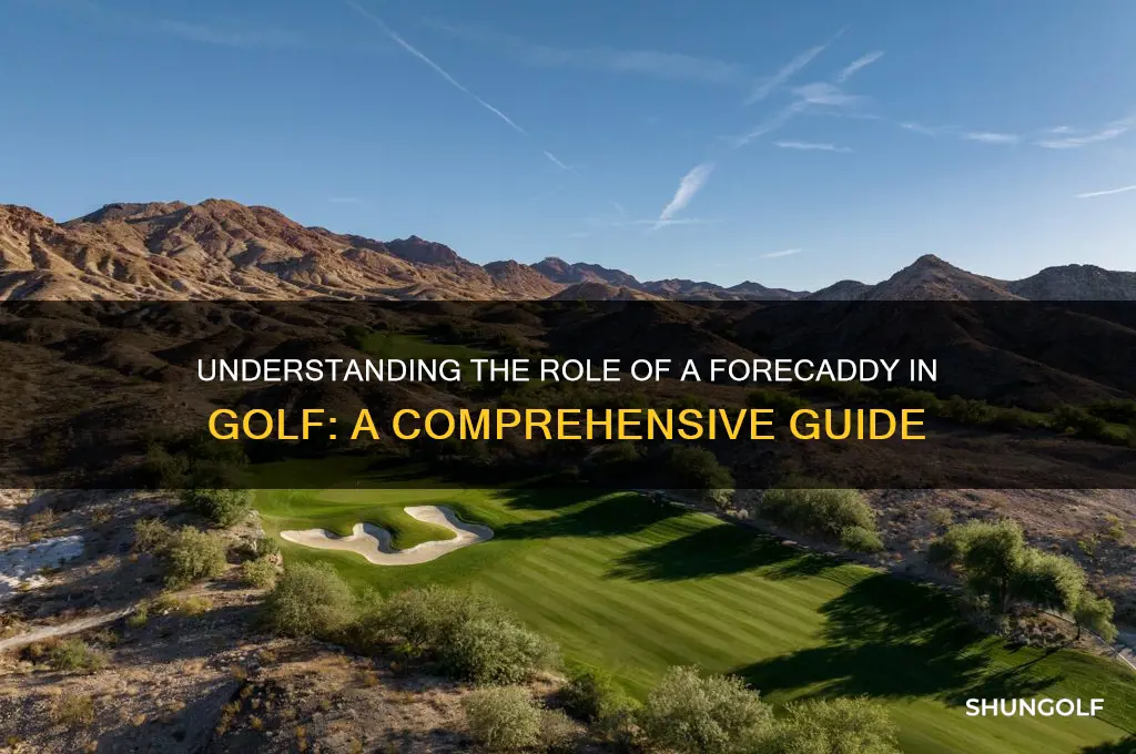 what is a forecaddy in golf