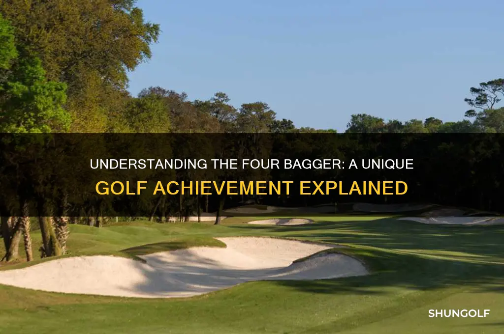 what is a four bagger in golf
