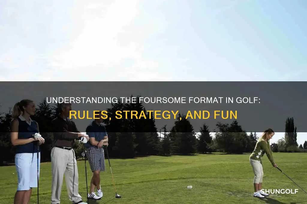 what is a foursome format in golf