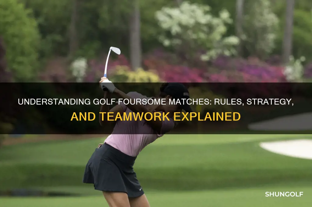 what is a foursome match in golf
