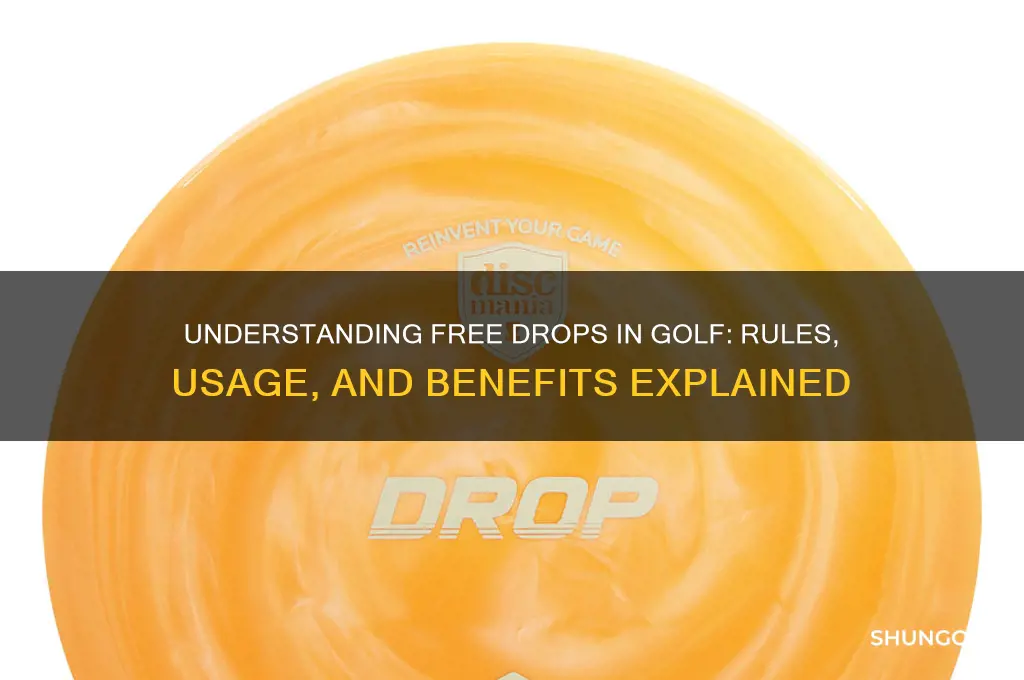 what is a free drop in golf