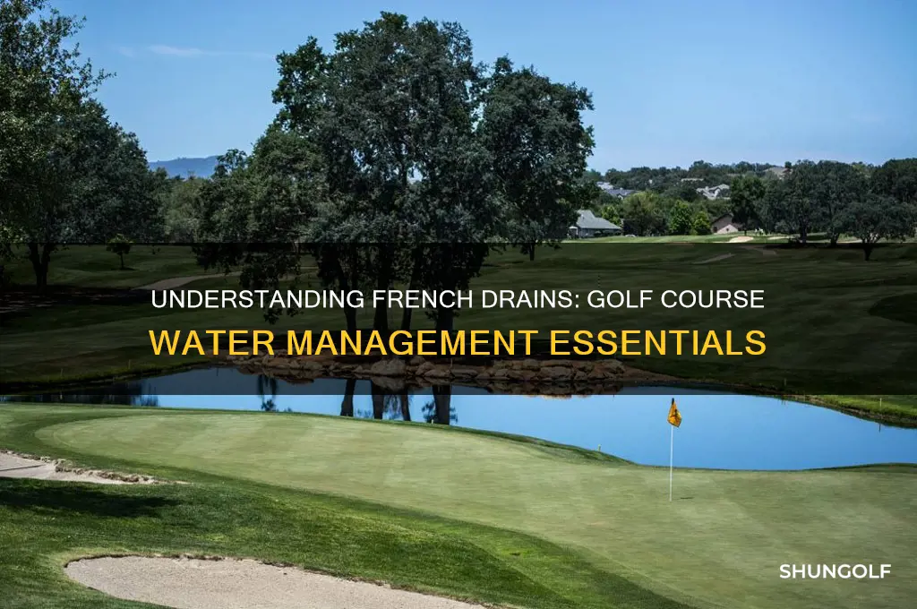 what is a french drain in golf