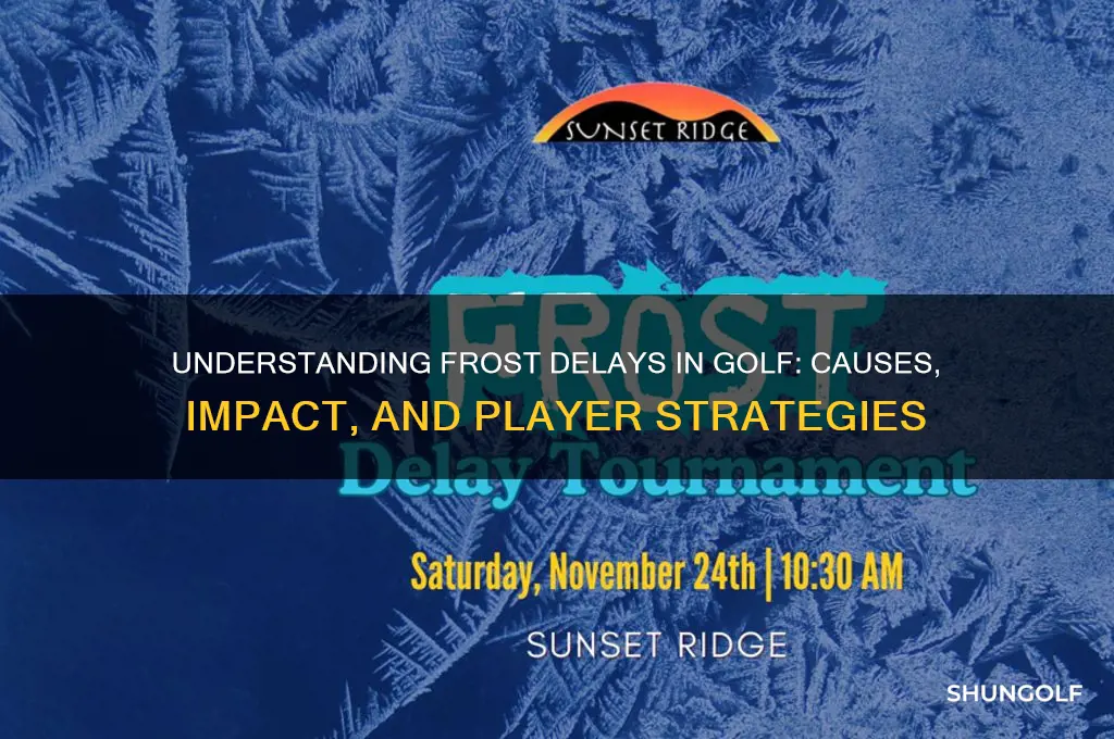 what is a frost delay in golf