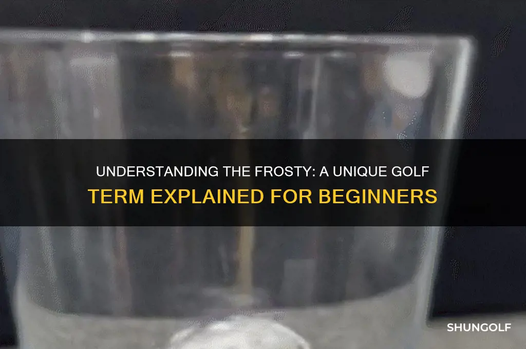 what is a frosty in golf