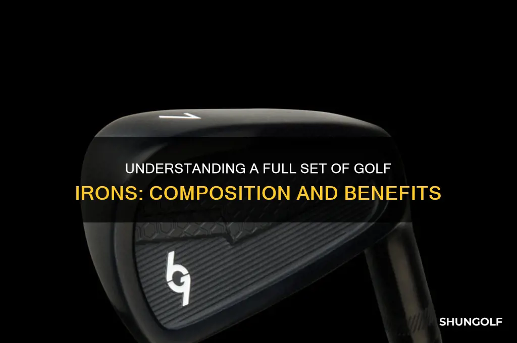 what is a full set of golf irons