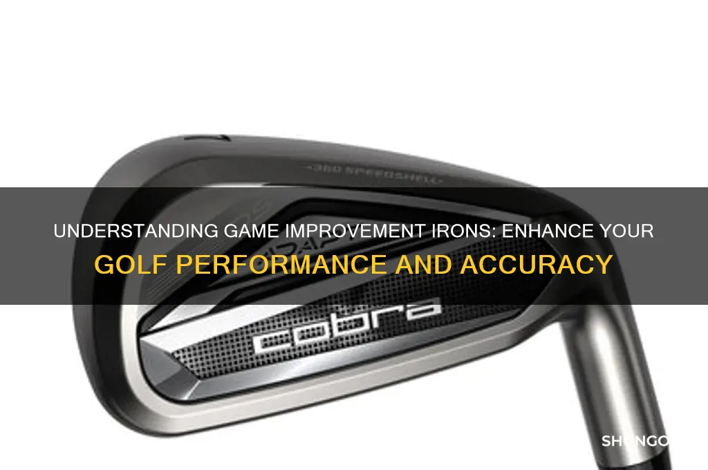 what is a game improvement irons in golf