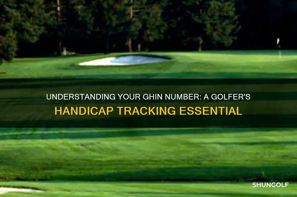 what is a ghin number for golf