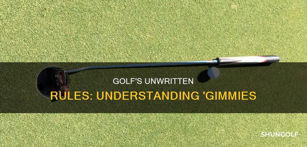 what is a gimme in golf