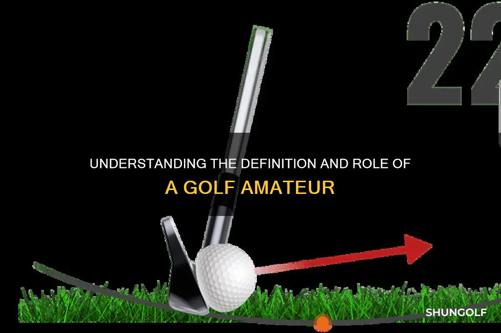 what is a golf amateur