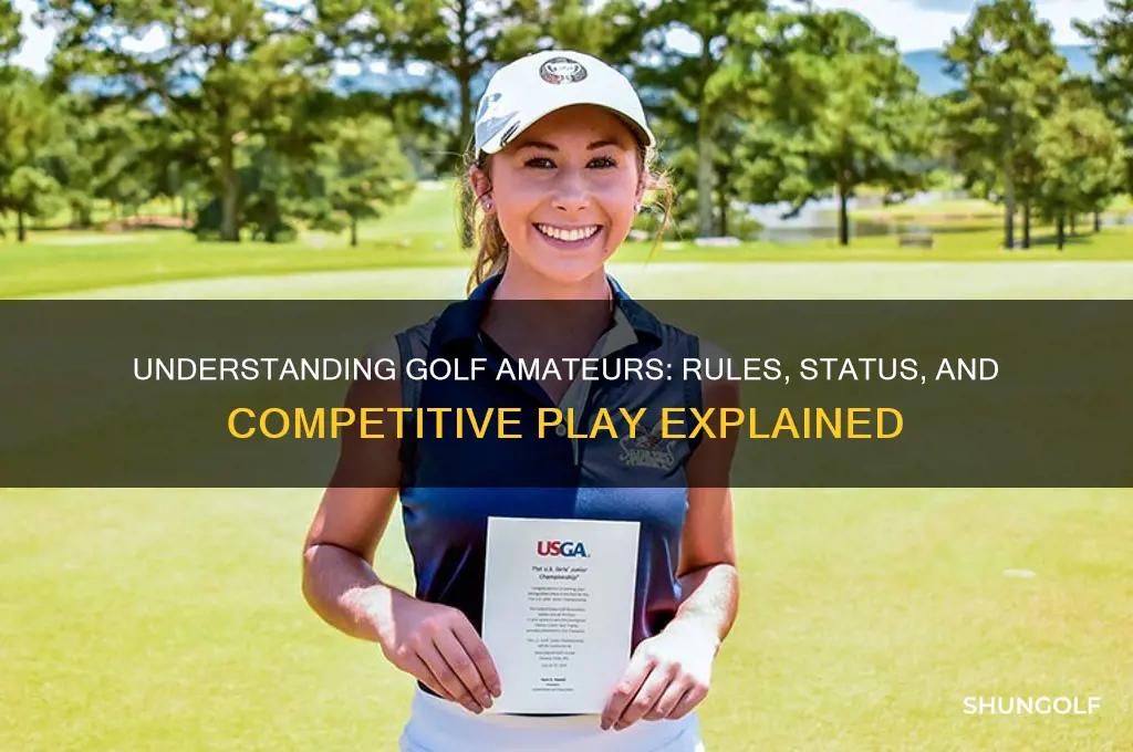 what is a golf amatuer