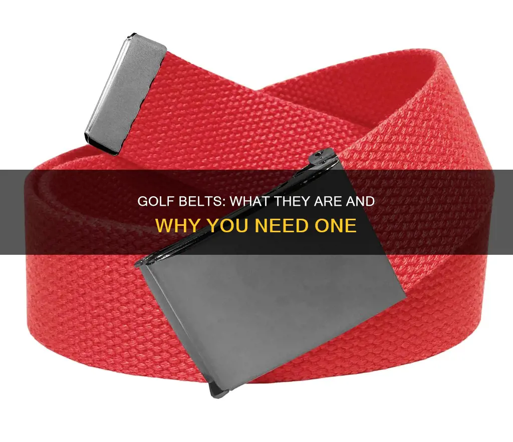 what is a golf belt