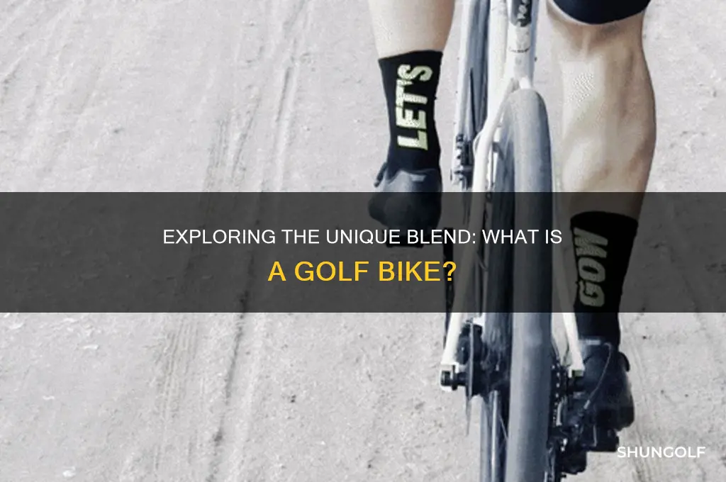 what is a golf bike