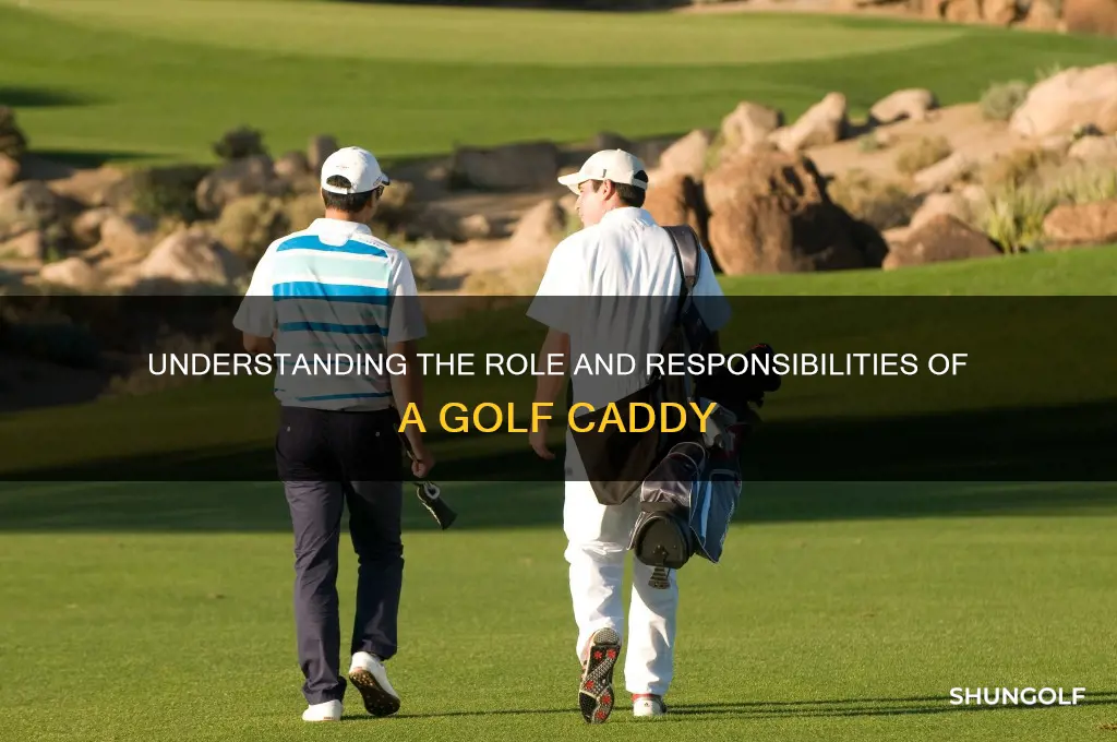 what is a golf caddies job
