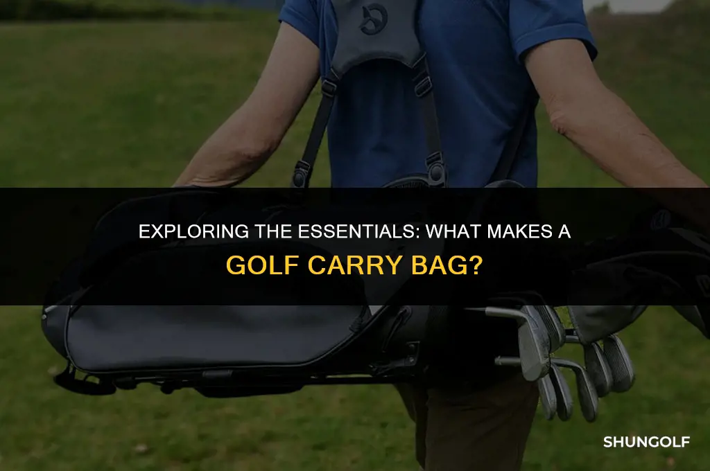 what is a golf carry bag