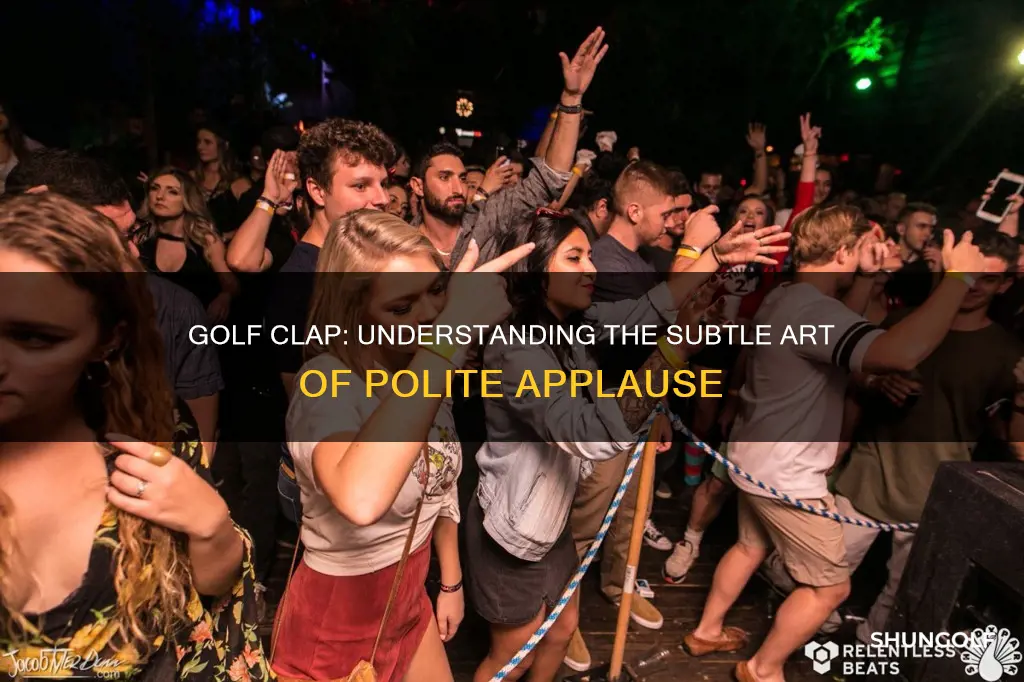 what is a golf clap