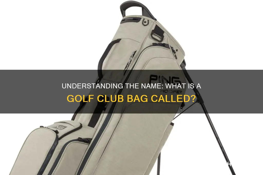 what is a golf club bag called