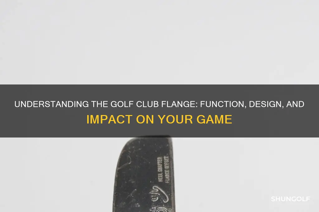 what is a golf club flange