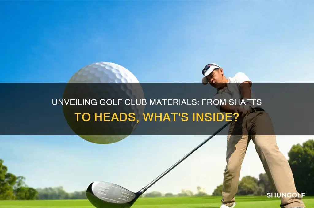 what is a golf club made out of