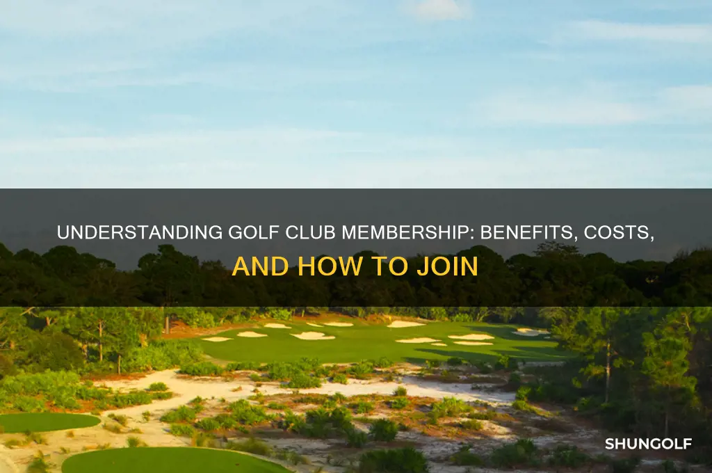 what is a golf club membership