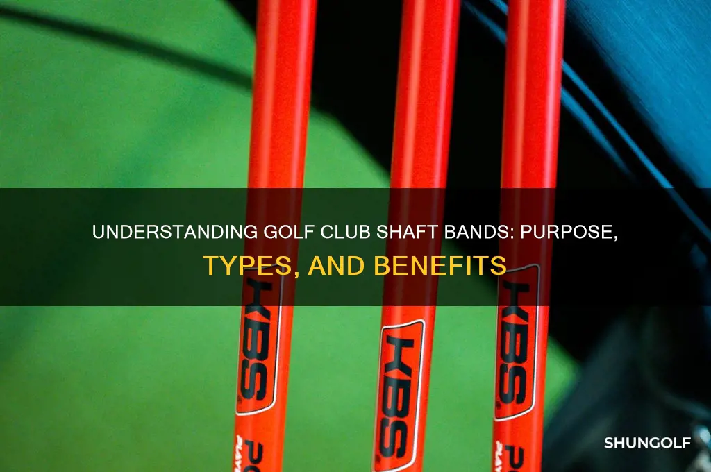 what is a golf club shaft band